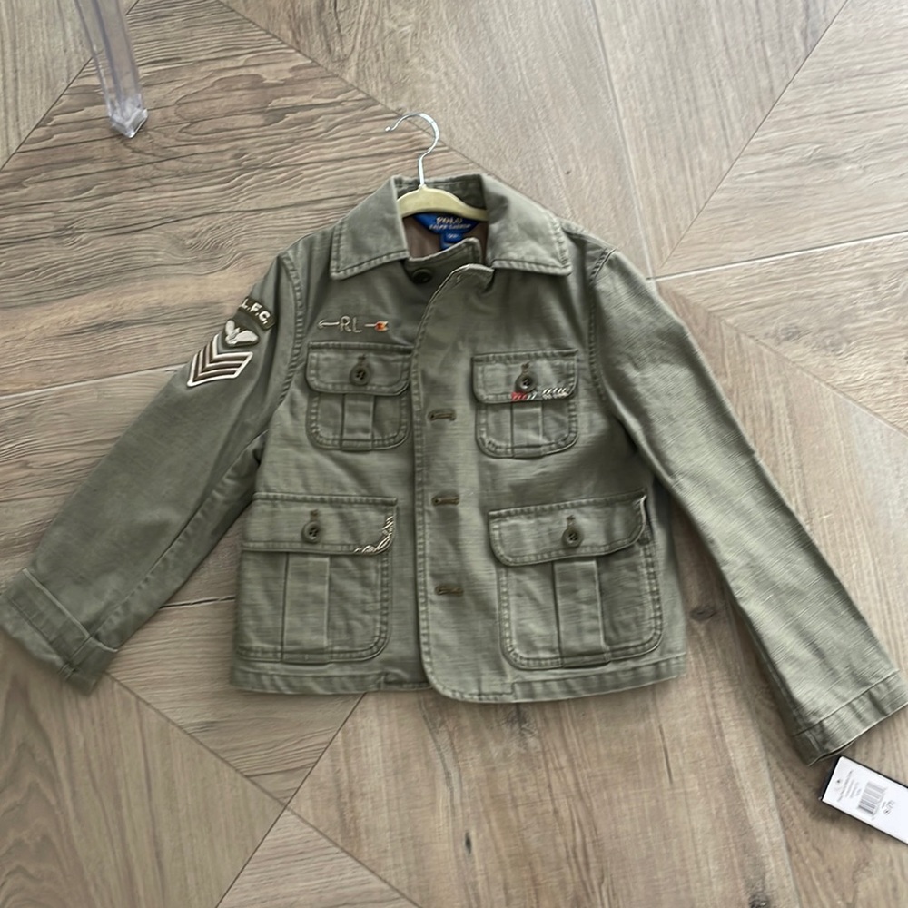 cute polo army jacket